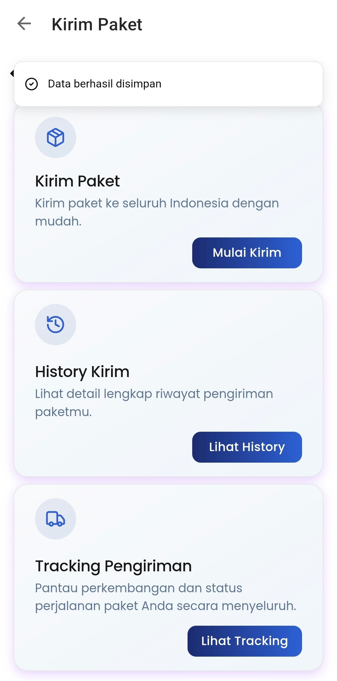 Foto Kirim Paket